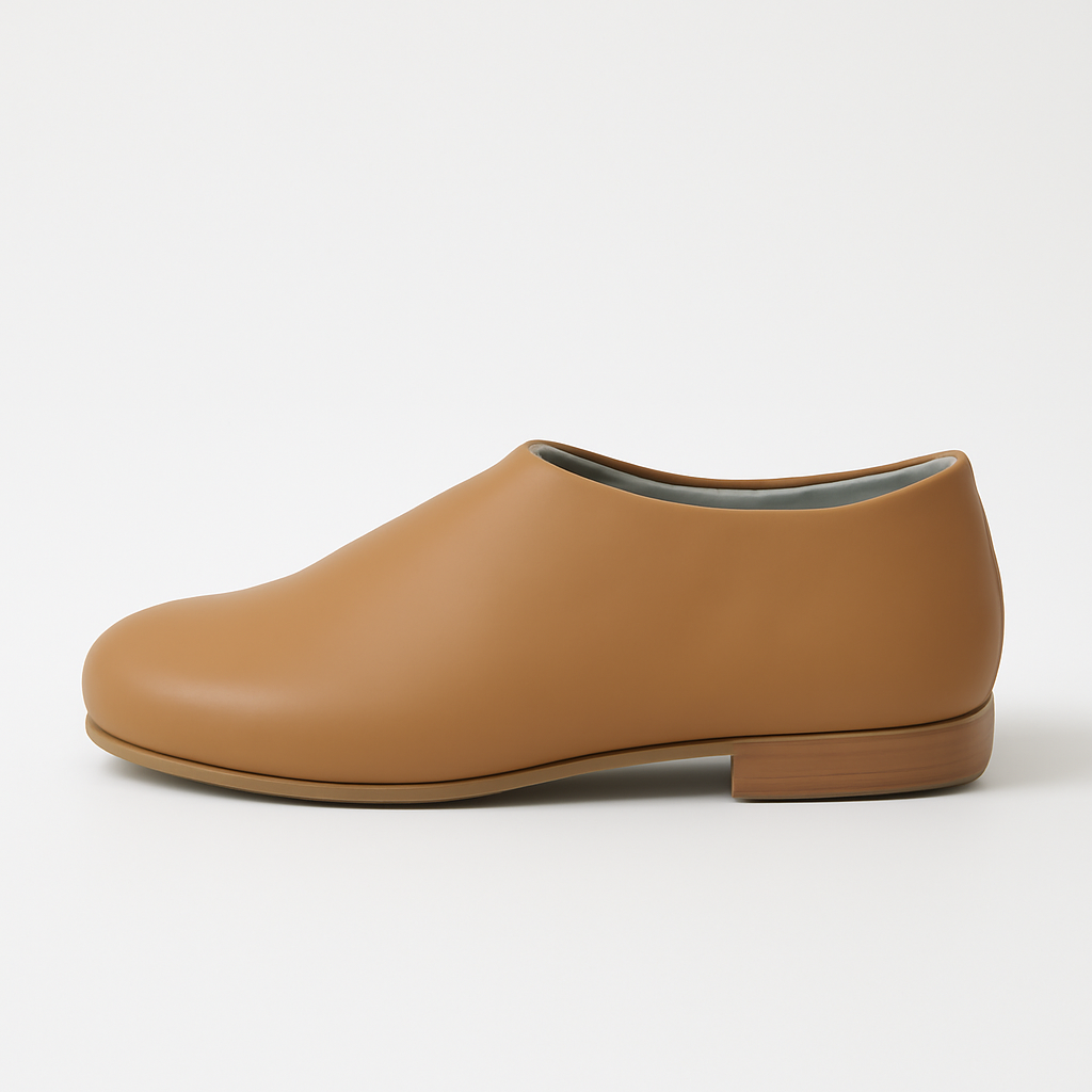 Women's Leather Split-Toe Flats