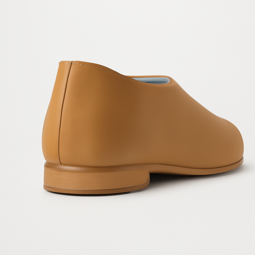 Women's Leather Split-Toe Flats
